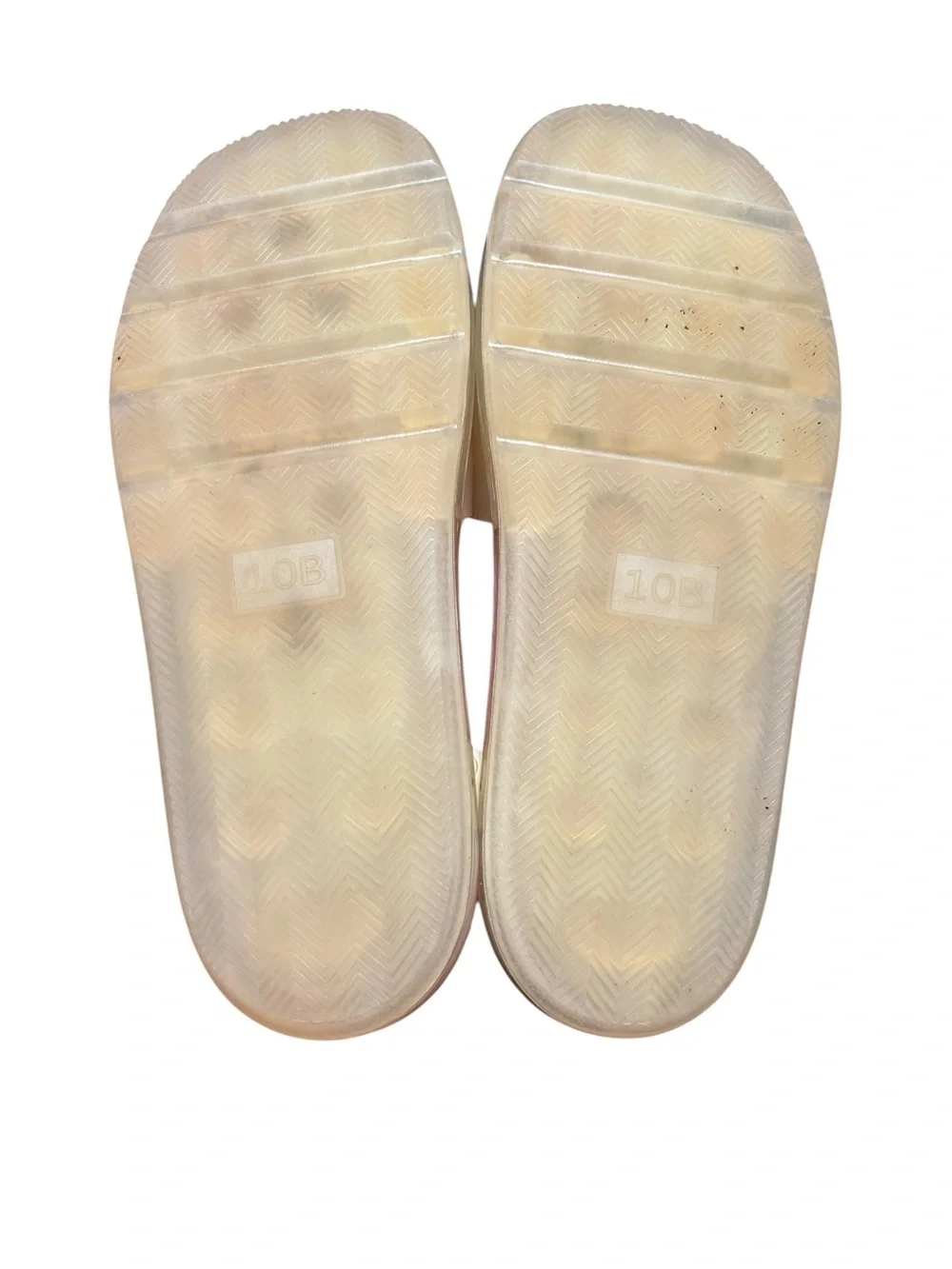Tory Burch Bubble Jelly Slides ivory size 10 slip on sandals rubber Shopbop